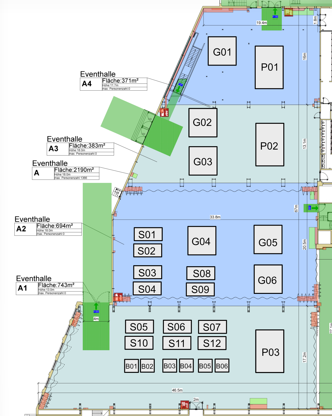 Expo-Hallenplan